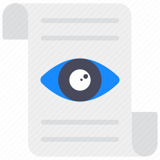 Eye, eye report, eye test, medical report, optical report, optical test, report icon - Download on Iconfinder