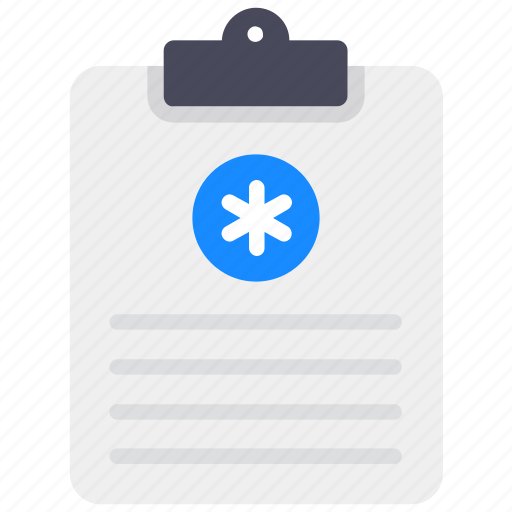 Clipboard, medical report, patient card, prescription, rx icon - Download on Iconfinder