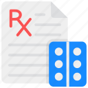 medical pills, medical report, patient card, prescription, rx 
