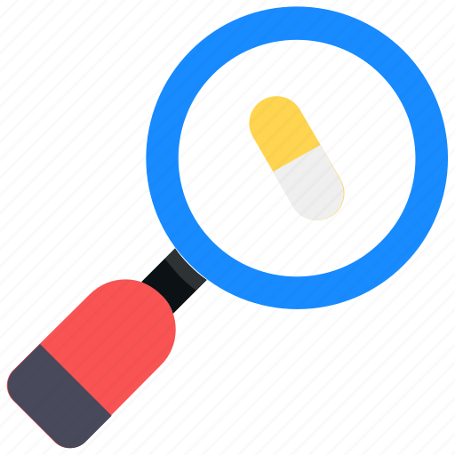 Find drug, find medicine, medicine, search, search medicine, search pill, search tablet icon - Download on Iconfinder