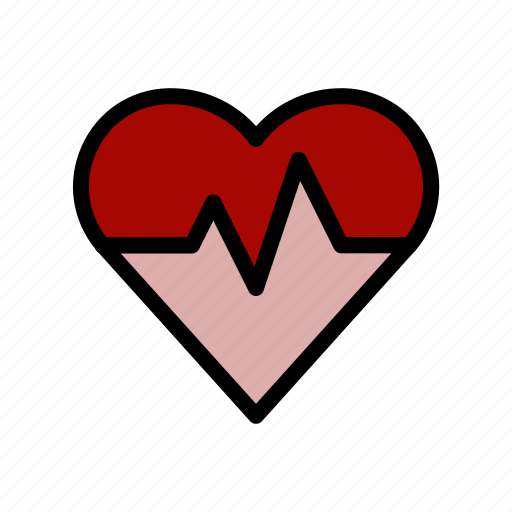 Heartbeat, heart, cardiogram, pulse icon - Download on Iconfinder