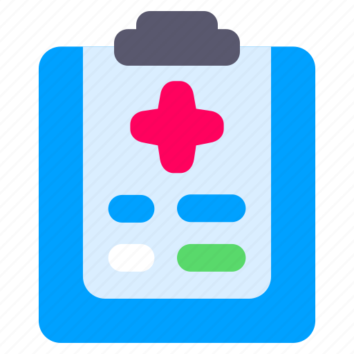 Medical, report, history, clipboard icon - Download on Iconfinder