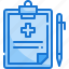 clip, board, pen, notes, document, medical, hospital 