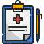 clip, board, pen, notes, document, medical, hospital 