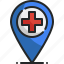 location, placehoder, hospital, clinic, medical, pin, place 