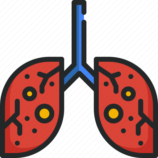 Lungs, infection, virus, corona, organ, breath icon - Download on Iconfinder