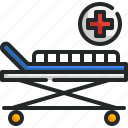 stretcher, bed, hospital, healthcare, medical, equipment, clinic