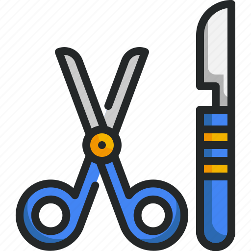 Surgical, instruments, tools, medical, scalpel, surgery, scissor icon - Download on Iconfinder