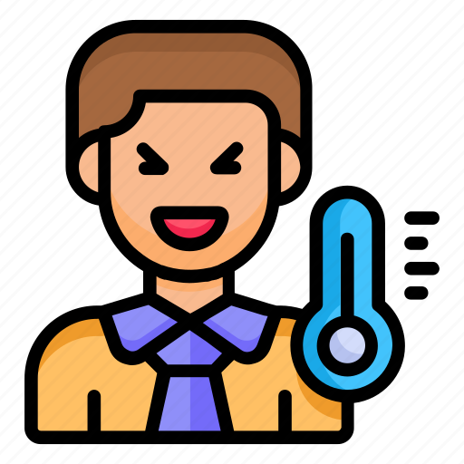 High tempreture, thermometer, temperature, medical, abnormal icon - Download on Iconfinder