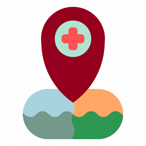 Place, gps, hospital, mappoint, location icon - Download on Iconfinder