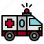 ambulance, transport, emergency, medical, vehicle 