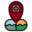 place, gps, hospital, mappoint, location