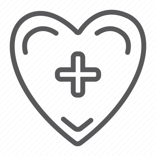 Cross, health, heart, medical, medicine icon - Download on Iconfinder