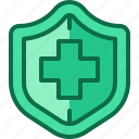 insurance, medical, protection, shield, security, healthcare, health