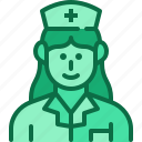 nurse, profession, avatar, woman, user, hospital, uniform