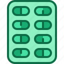 pill, strip, medicine, pharmacy, drug, tablet, remedy