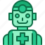 robot, doctor, medical, futuristic, technology, android, ai 