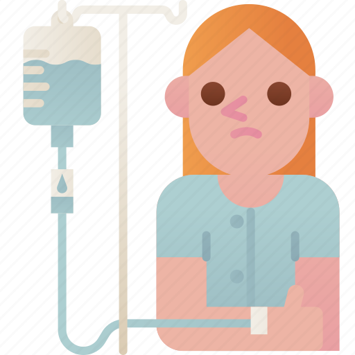 Patient, woman, saline, medical, hospital icon - Download on Iconfinder