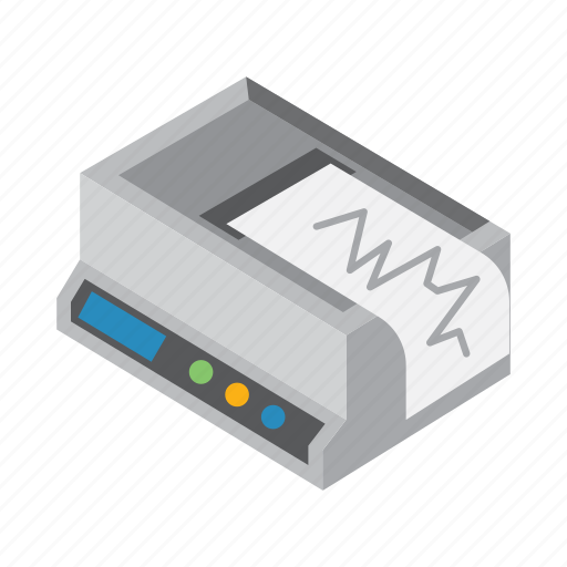 Lifeline, printer, machine, medical, device icon - Download on Iconfinder