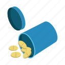 pills, jar, medicines, drug, dose