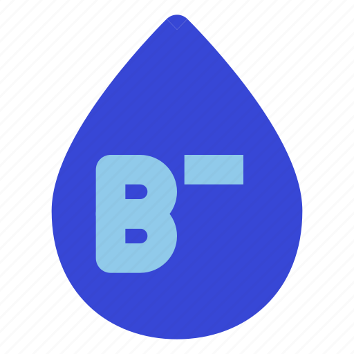 B, negative, blood icon - Download on Iconfinder