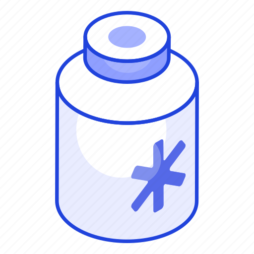 Medicine, bottle, jar, container, drugs, antibiotics, pills icon - Download on Iconfinder