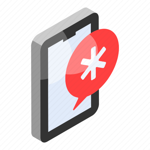 Medical, healthcare, mobile, message, online, chat, communication icon - Download on Iconfinder