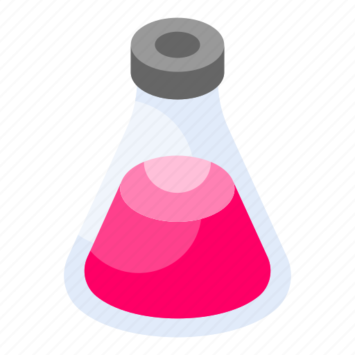 Flask, liquid, chemical, experiment, lab, accessory, equipment icon - Download on Iconfinder