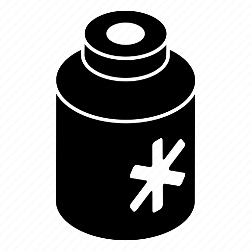 Medicine, bottle, jar, container, drugs, antibiotics, pills icon - Download on Iconfinder