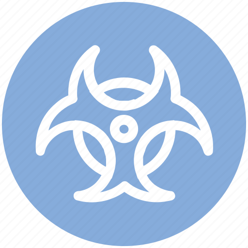 Biohazard, danger, hazard, nuclear, toxic icon - Download on Iconfinder