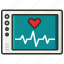 cardiogram., ecg, heart rate, heart rhythm, pulse 