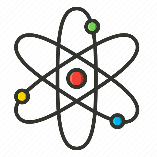 Atom, nuclear, physics, proton, quantum, science icon - Download on Iconfinder