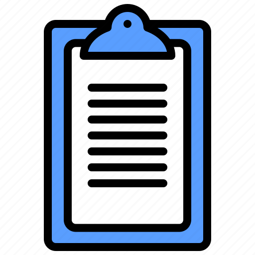 Clipboard, form, healthcare, list, notes, report, survey icon - Download on Iconfinder