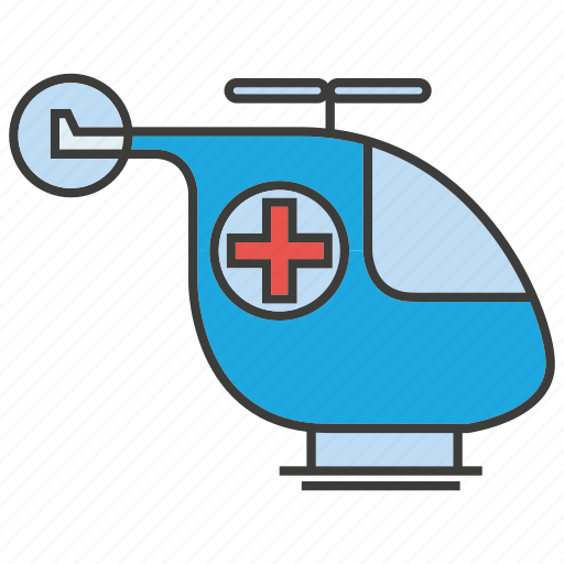 Helicopter, medical, transport, urgency icon - Download on Iconfinder
