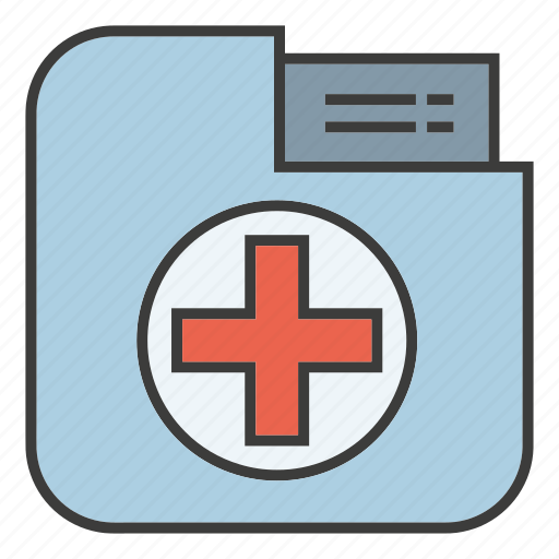 File, folder, medical icon - Download on Iconfinder