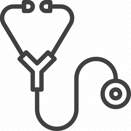 Cardio, diagnostic, medical, stethoscope icon - Download on Iconfinder