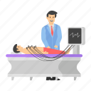 cardiographic, cardiographic patient, ecg, echo test, echocardiography, impedance cardiography, patient