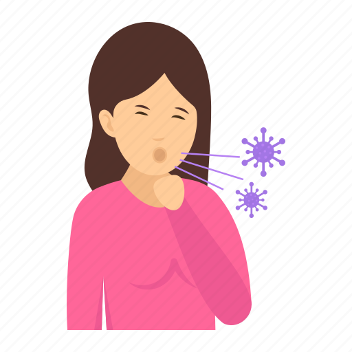 Corona symptom, cough, coughing attack, influenza, medical disorder, patient, sickness icon - Download on Iconfinder