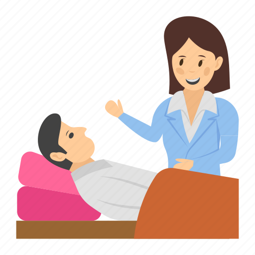 Hospital bed, illness, medical care, patient, sickness icon - Download on Iconfinder
