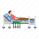 bed, hospital bed, hospital interior, medical bed, patient, patient bed