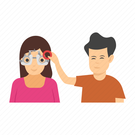 Eye care, eye test, ophthalmologist examination, optometry, test, vision, vision test icon - Download on Iconfinder
