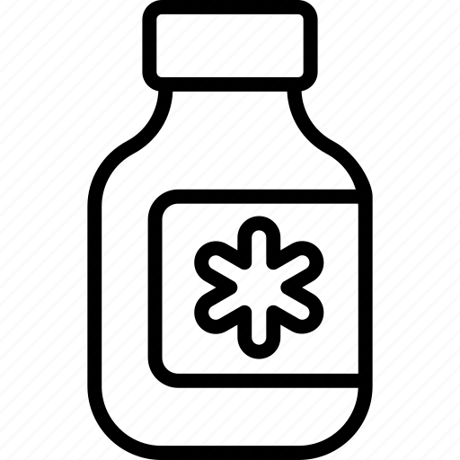 Pills jar, medicine medication, pharmaceutical, remedy, drugs, medicine jar, pills icon - Download on Iconfinder