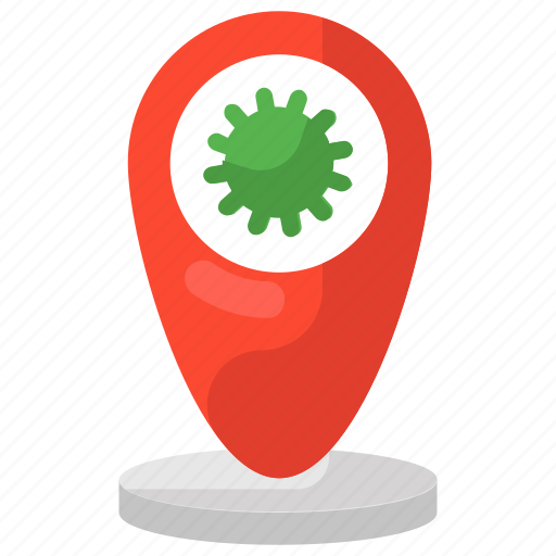 Covid, covid location, infection location, location, virus address, virus area, virus place icon - Download on Iconfinder