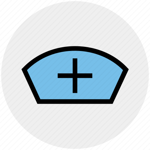 Hat, hospital, medical hat, nurse, nurse hat, user icon - Download on Iconfinder