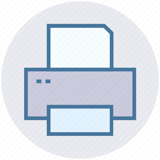 Device, fax, output, paper, print, printer icon - Download on Iconfinder