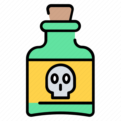 Poison, bottle, danger, skull, warning icon - Download on Iconfinder