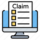 online claim, claim form, medical cliam, medical app, insurance