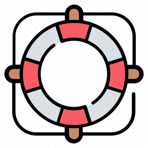 Lifebuoy, lifesaver, lifeguard, support, preserver icon - Download on Iconfinder