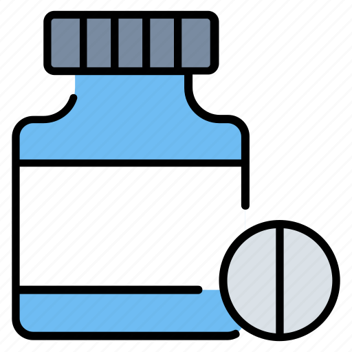 Pill bottle, pill, medicine, pharmacy, healthcare icon - Download on Iconfinder