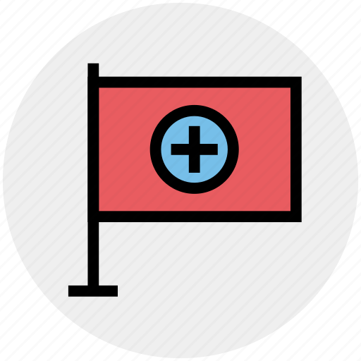 Assistance, flag, medical, medical flag icon - Download on Iconfinder